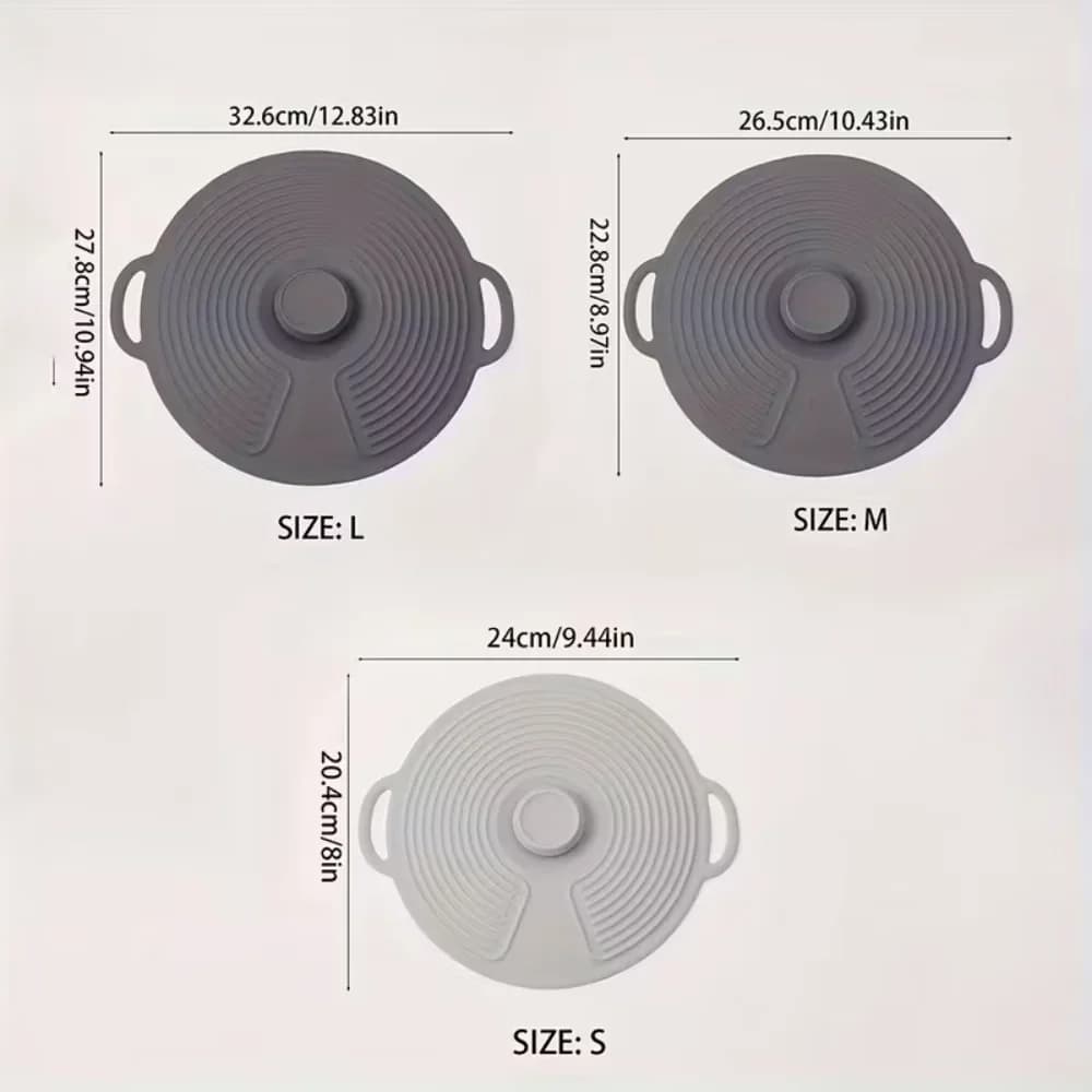 Couvercles en silicone pour bols, micro-ondes, réutilisables et résistants à la chaleur, pour bols, assiettes, casseroles et poêles