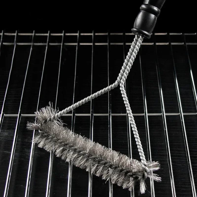 Brosse de Nettoyage pour Barbecue en Acier Inoxydable - Brosse Métallique Robuste