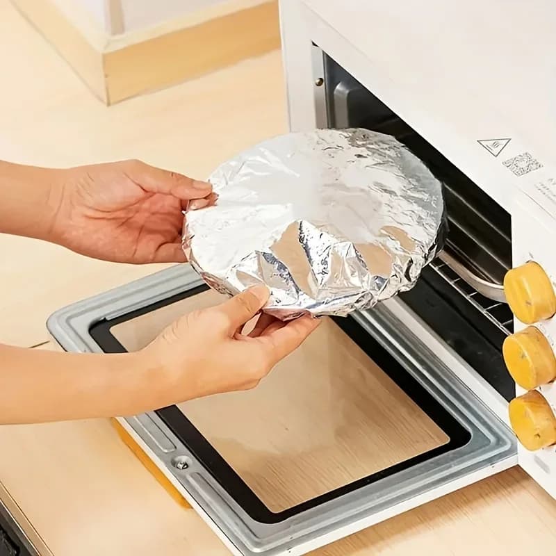 Couvercles isolants en aluminium pour plats et assiettes (10/100 pièces)
