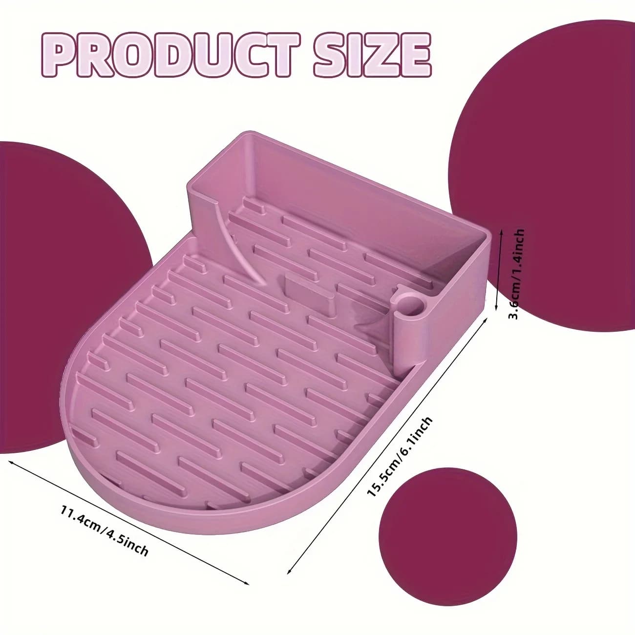 Égouttoir en silicone de qualité pour gobelets et tasses