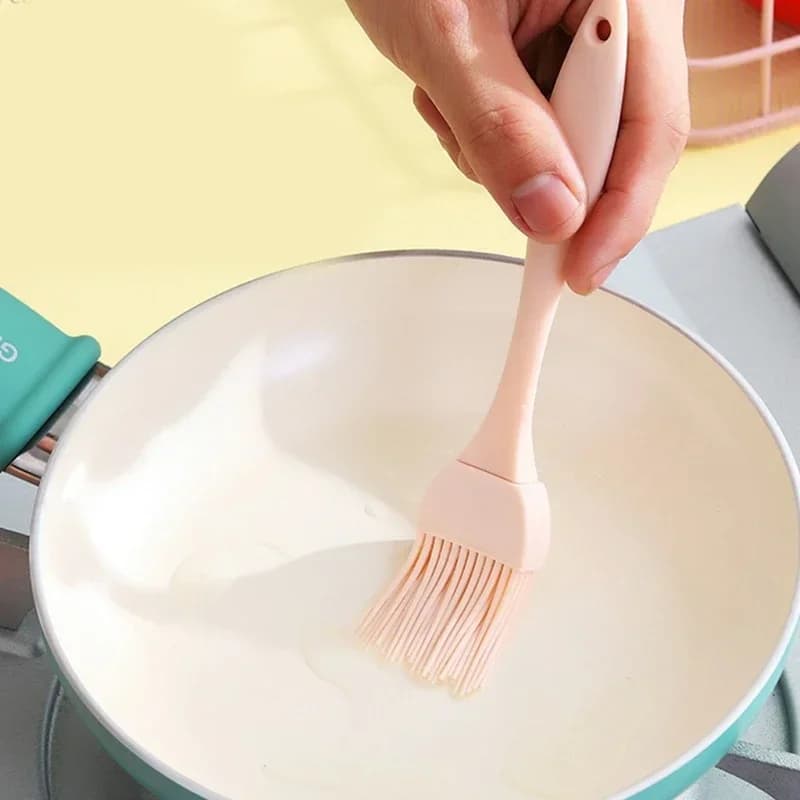 Pinceau à huile en silicone alimentaire pour barbecue et pâtisserie