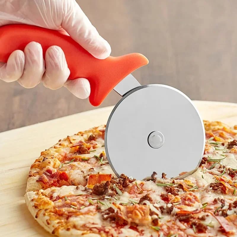 Roulette Coupe-Pizza en Acier Inoxydable pour Pâtisserie et Pâte