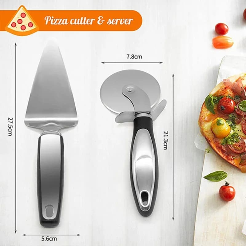Roulette à pizza en acier inoxydable de qualité supérieure