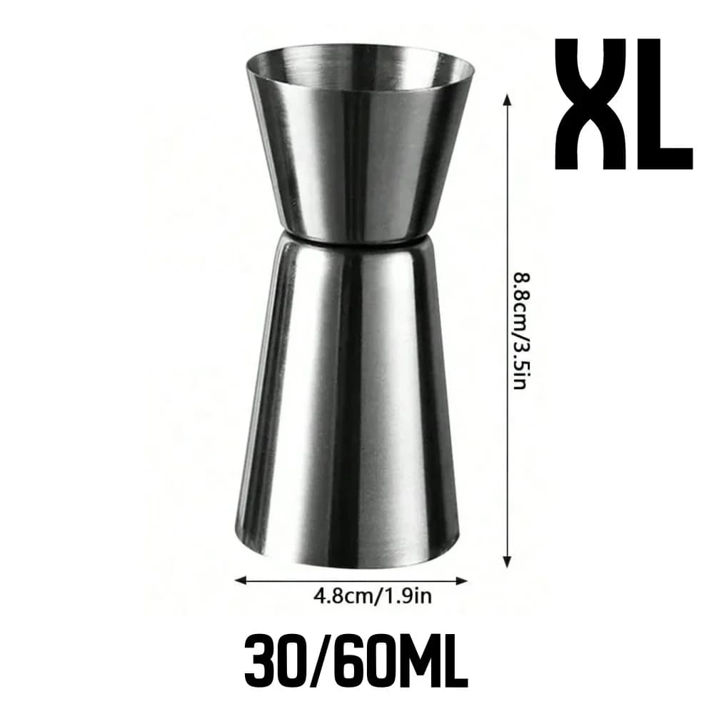 Doseur à cocktail double en acier inoxydable - Jigger de bar