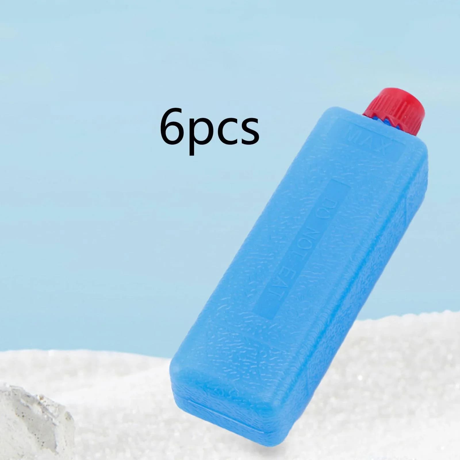 Blocs réfrigérants réutilisables pour glacière et pique-nique (6 à 12 pièces)