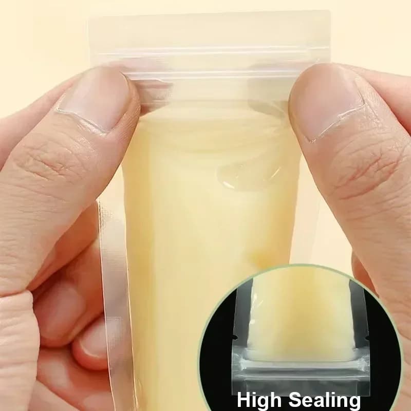 Sachets jetables transparents pour esquimaux et glaces (50/100/200 pièces) - Moules à glaces maison