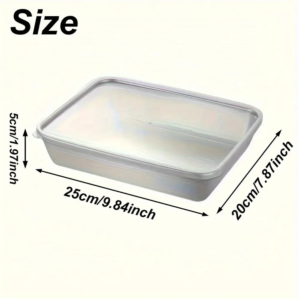 Lot de 3 boîtes alimentaires et lunch box en inox - Boîtes étanches et empilables pour camping