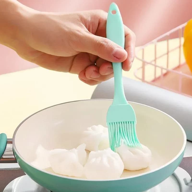 Pinceau à huile en silicone alimentaire pour barbecue et pâtisserie