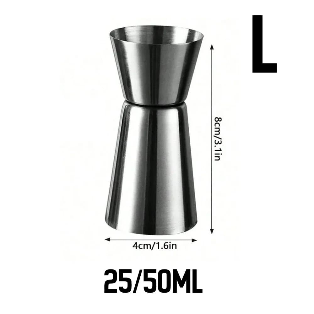 Doseur à cocktail double en acier inoxydable - Jigger de bar