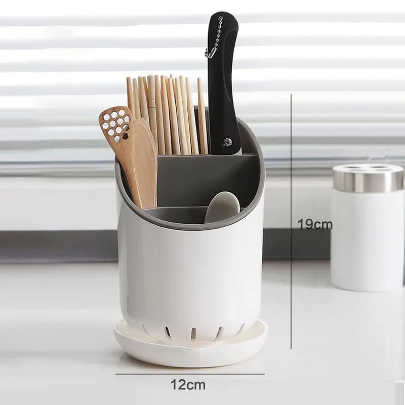 Égouttoir à Couverts avec Plateau - Range-Couverts pour Cuisine