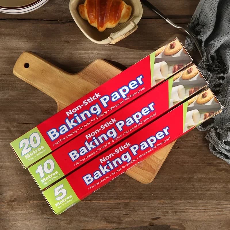 Feuilles de papier cuisson prédécoupées antiadhésives pour four, grill et Air Fryer