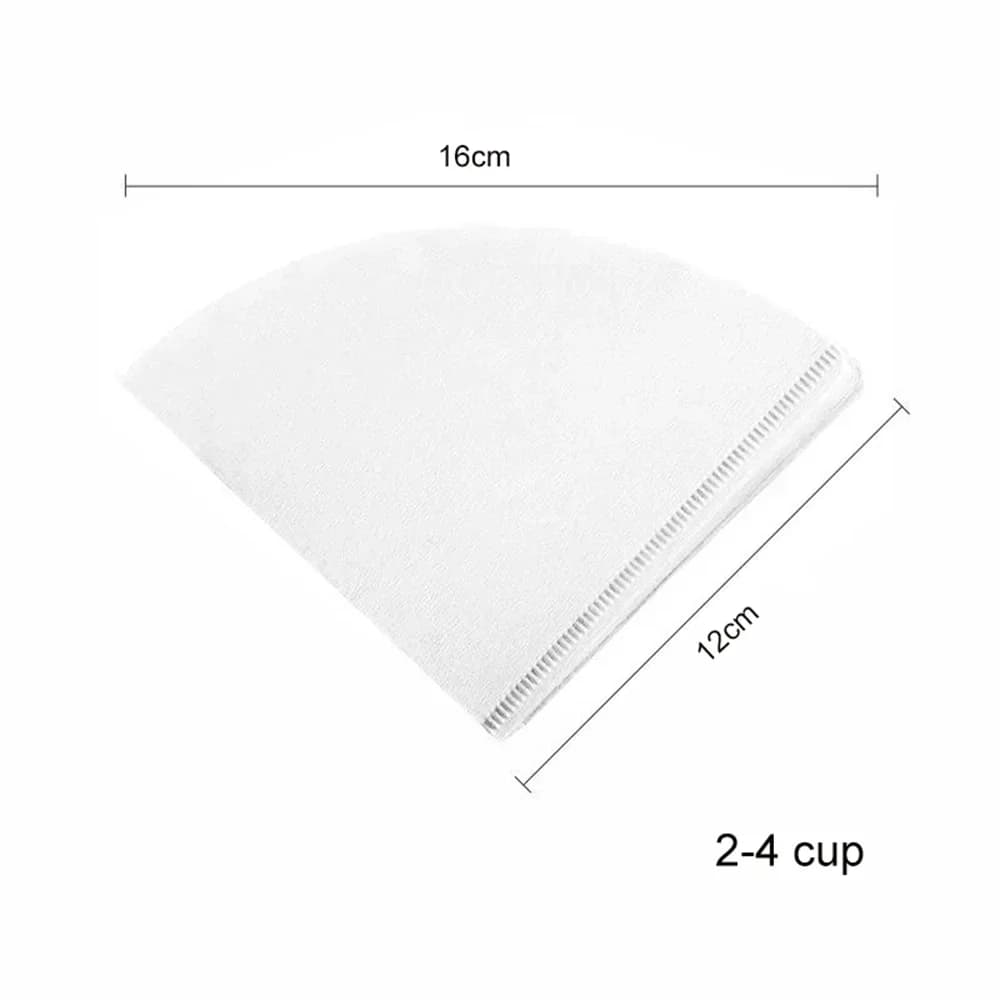 Filtres à café coniques V60 en papier non blanchi - Jetables pour cafetière filtre et pour-over (40/100 pièces)