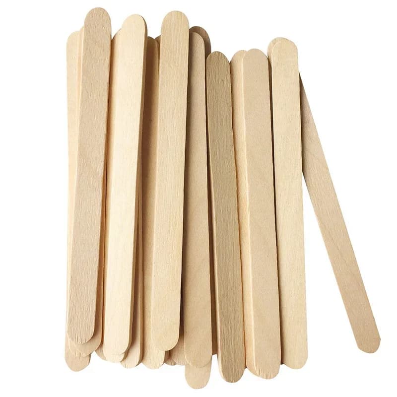 Bâtonnets de glace en bois Leeseph 11,4 cm pour esquimaux et loisirs créatifs