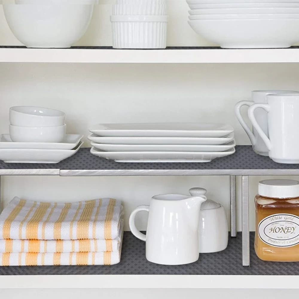 Tapis de tiroir antidérapant et imperméable - Fond de placard et étagère lavable pour cuisine