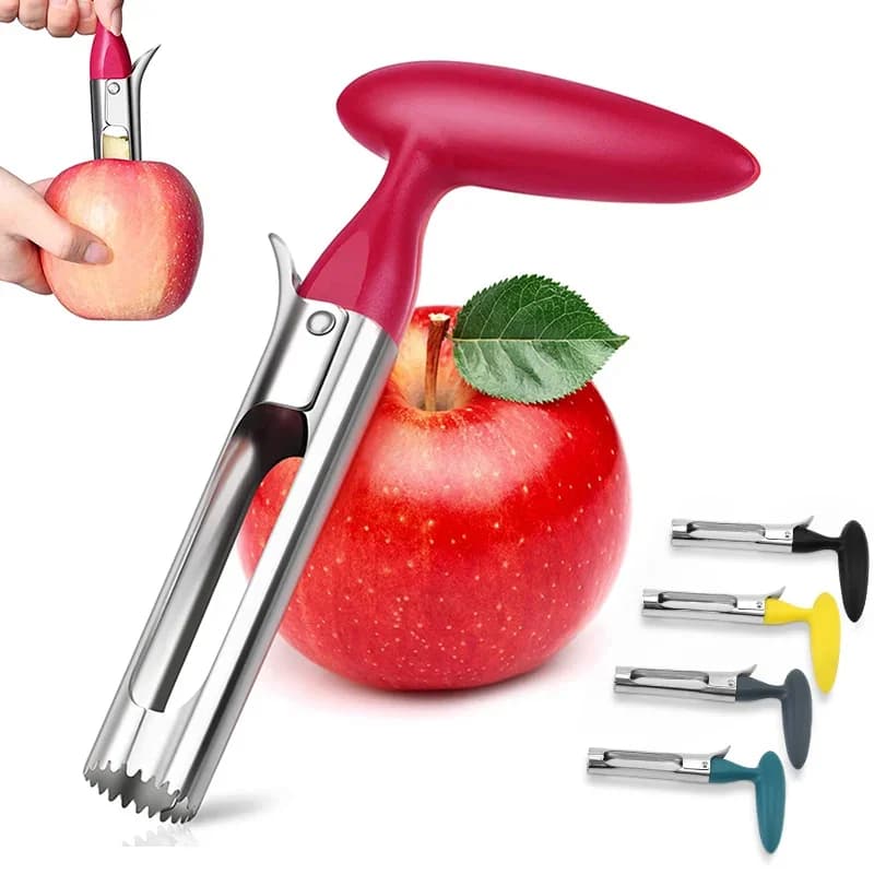 Vide-pomme et poire de qualité supérieure en acier inoxydable
