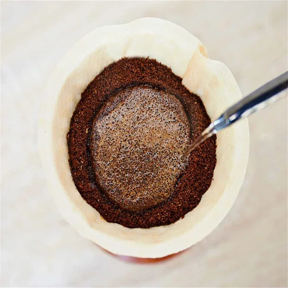 Filtres à café coniques V60 en papier non blanchi - Jetables pour cafetière filtre et pour-over (40/100 pièces)
