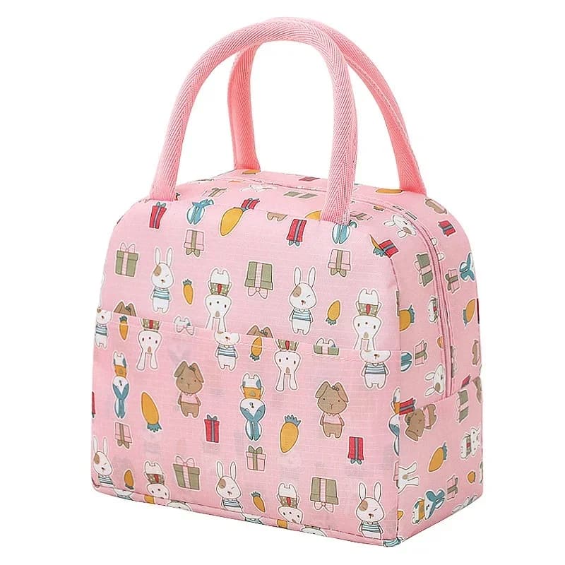 Sac isotherme repas grande capacité avec feuille d'aluminium renforcée pour bento