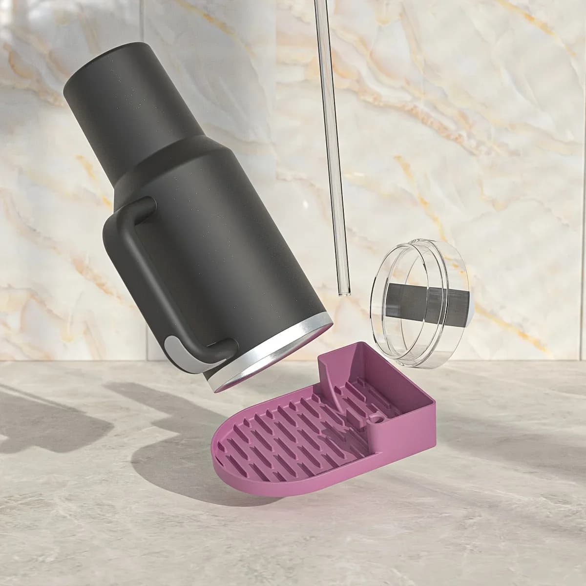 Égouttoir en silicone de qualité pour gobelets et tasses
