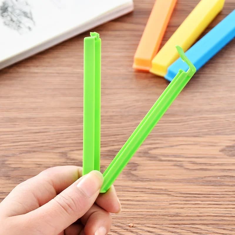 Pinces de fermeture colorées pour sachets alimentaires (5 à 30 pièces)