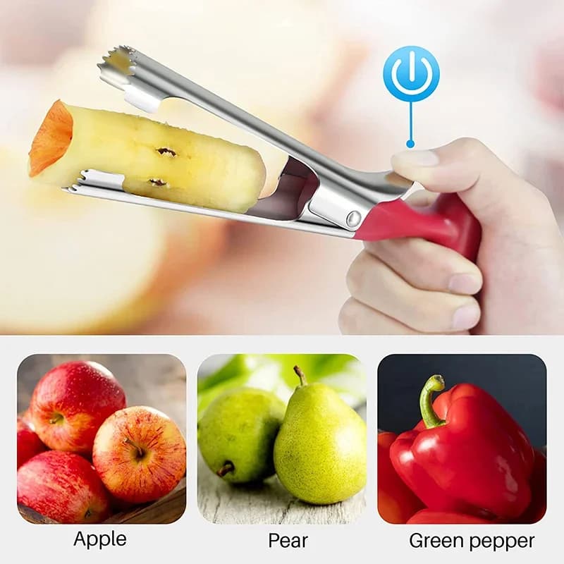 Vide-pomme et poire de qualité supérieure en acier inoxydable