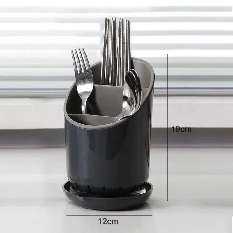 Égouttoir à Couverts avec Plateau - Range-Couverts pour Cuisine