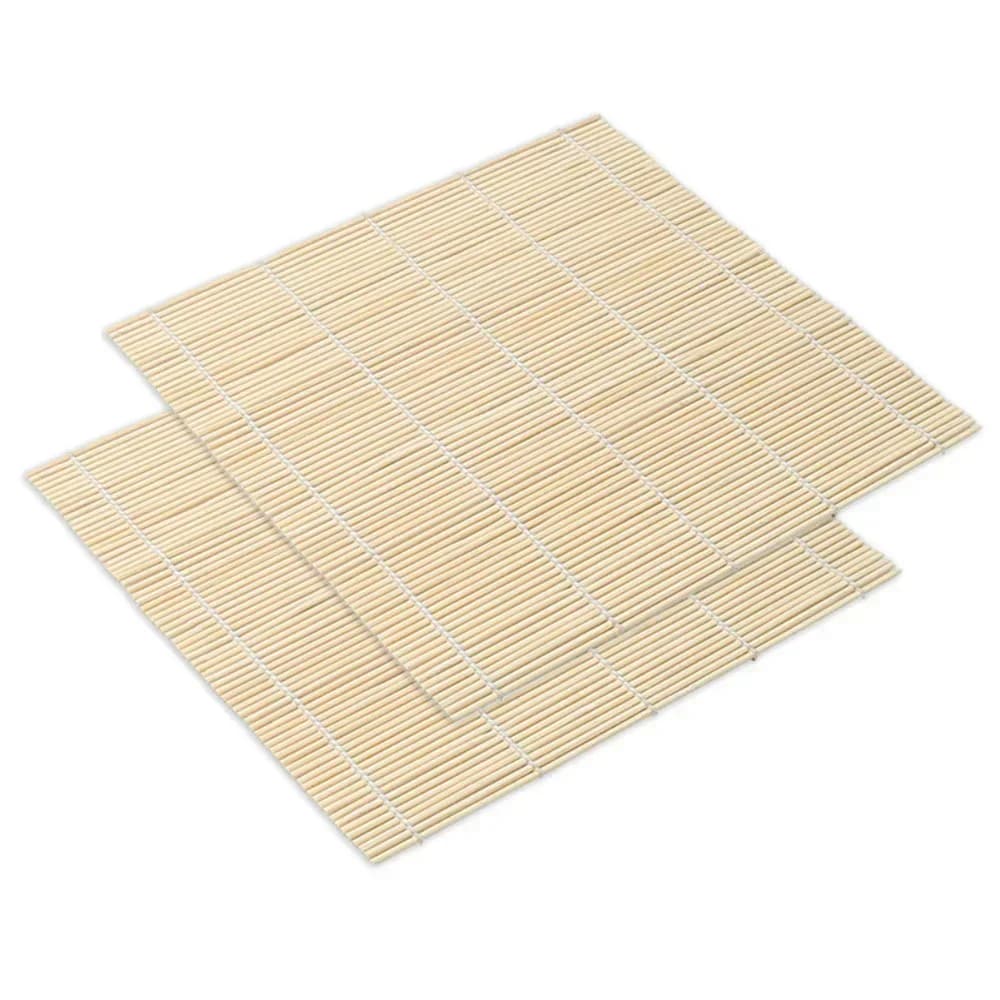Natte à sushi en bambou - Tapis antiadhésif traditionnel japonais pour rouleaux de maki