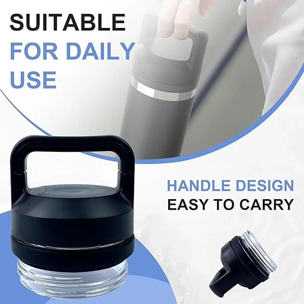 Bouchon de rechange Rambler Chug 1/2/3 pièces, compatible avec modèles YT 18oz, 26oz, 36oz, 64oz