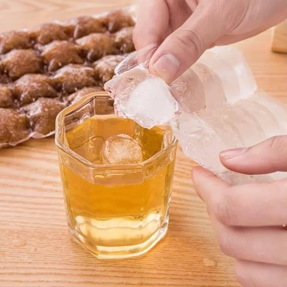 Sacs à Glaçons Jetables Auto-Scellants 10-100 pcs - Moule à Glaçons pour Bar et Cocktails