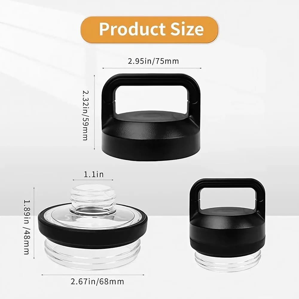 Bouchon de rechange Rambler Chug 1/2/3 pièces, compatible avec modèles YT 18oz, 26oz, 36oz, 64oz