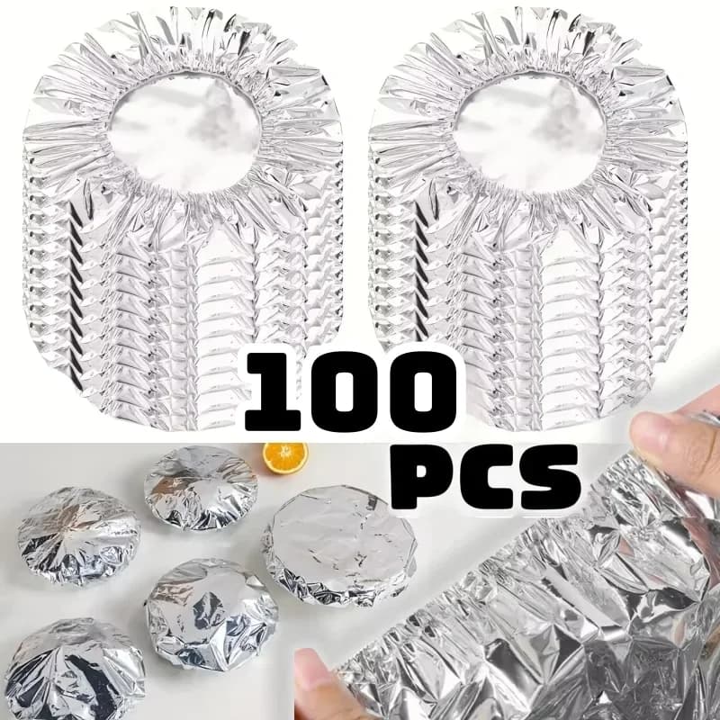 Couvercles isolants en aluminium pour plats et assiettes (10/100 pièces)