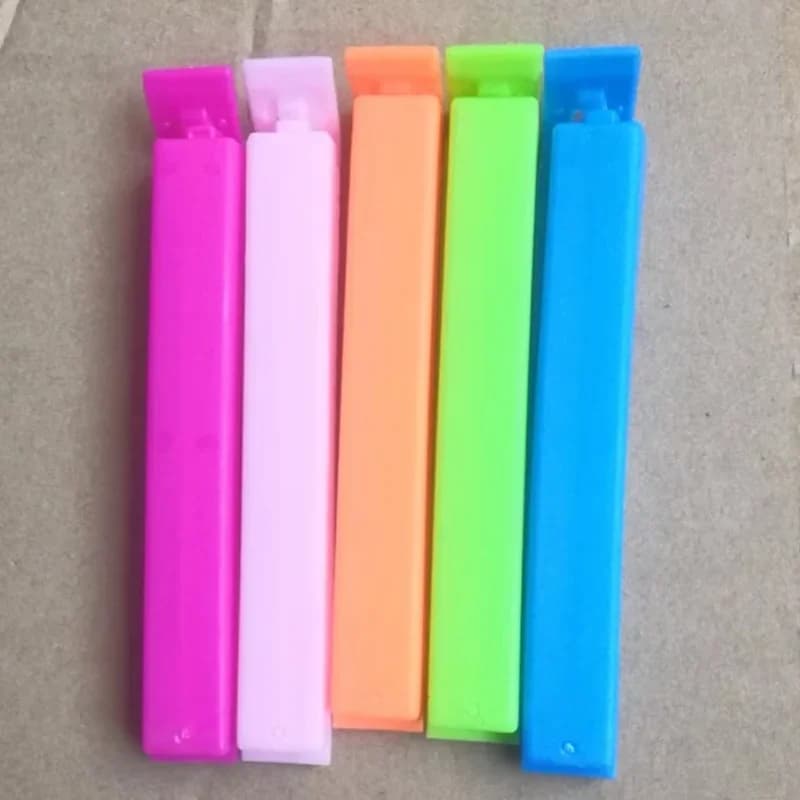 Pinces de fermeture colorées pour sachets alimentaires (5 à 30 pièces)