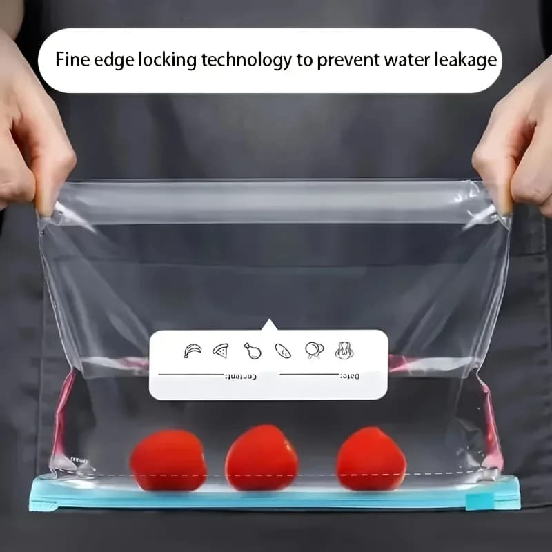 Sacs de conservation zippés pour aliments et congélation étanches - 10 à 90 pcs
