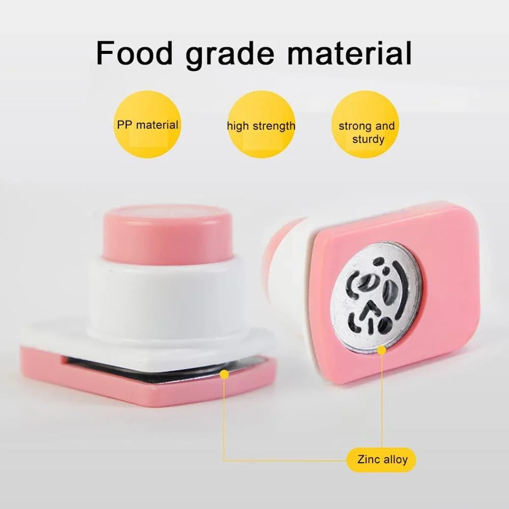 Emporte-pièce pour algues nori et moule à onigiri sourire - Décoration bento et sushi