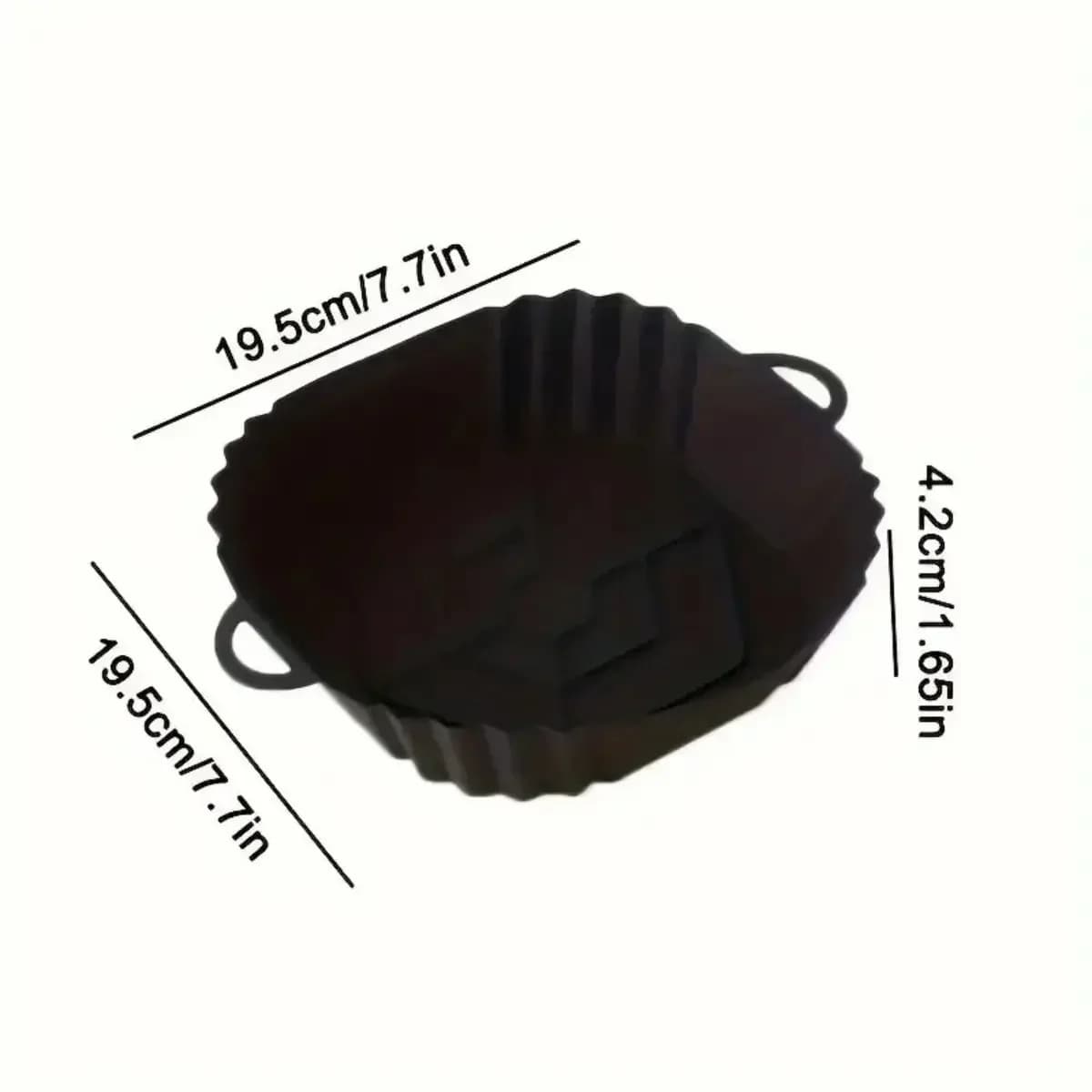 Moule en silicone réutilisable pour Air Fryer - Tapis de cuisson antiadhésif