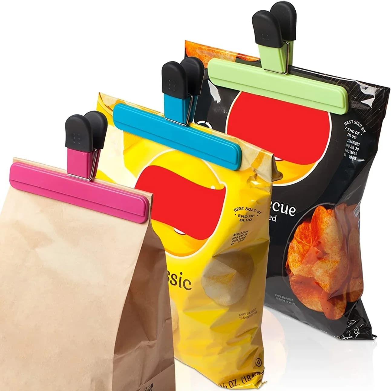 Pinces de Fermeture Robustes pour Sachets Alimentaires