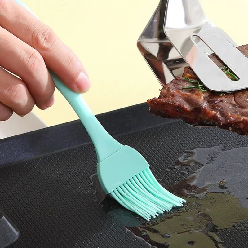 Pinceau à huile en silicone alimentaire pour barbecue et pâtisserie