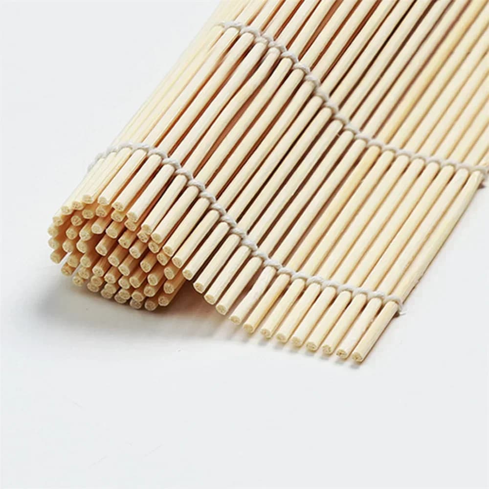 Natte à sushi en bambou - Tapis antiadhésif traditionnel japonais pour rouleaux de maki