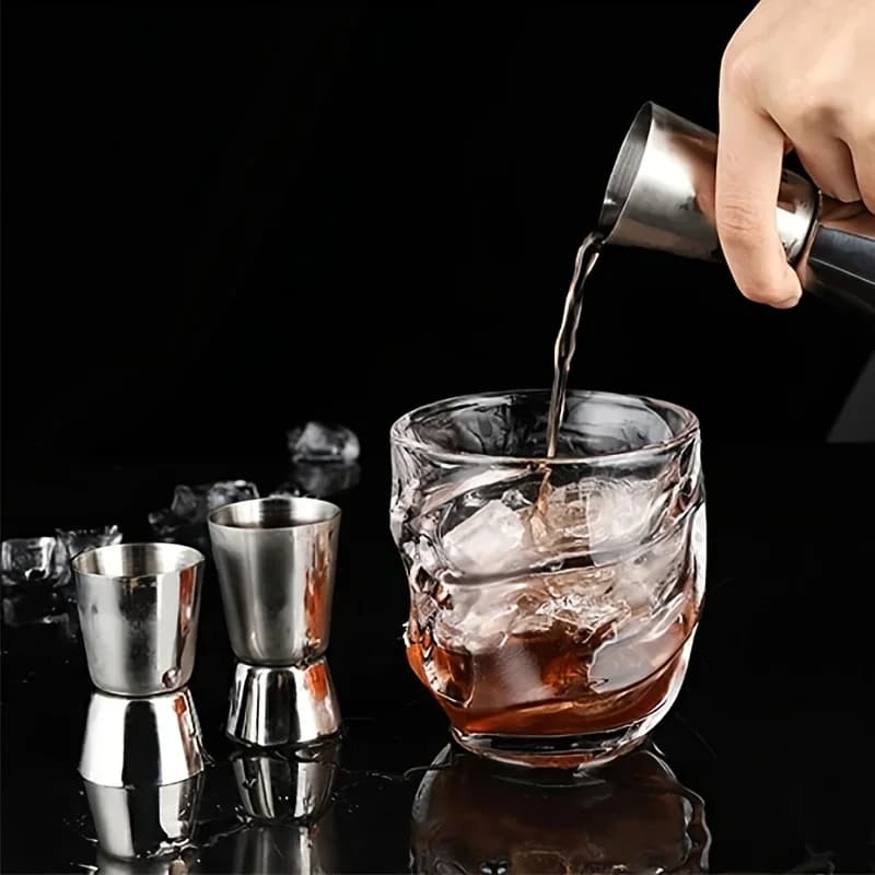 Doseur à cocktail double en acier inoxydable - Jigger de bar