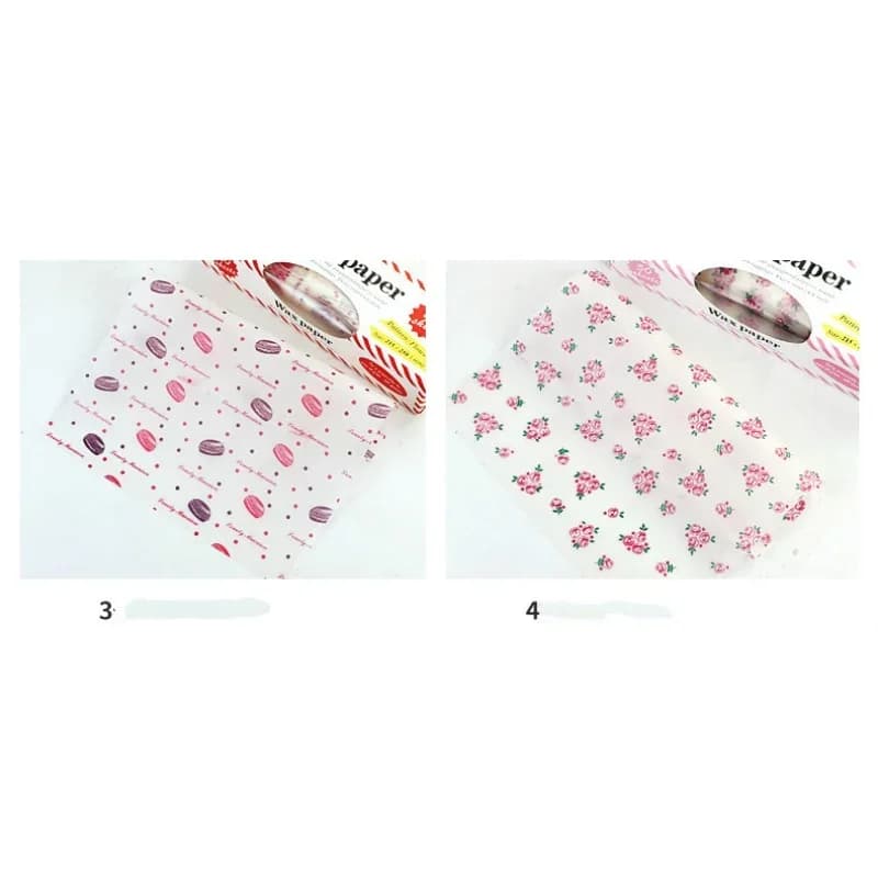 Lot de 50 feuilles de papier ciré alimentaire ingraissable pour pain, sandwich, burger et frites, papier sulfurisé de cuisson